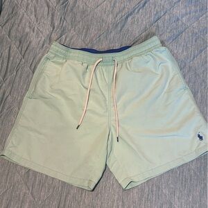 POLO RALPH LAUREN swim trunks. Large. Lined.